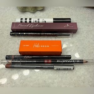 New Makeup Bundle – Eyeliners & Lip Products (Ofra, Hola Neon, Beauty Vaulte)